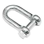 INOX DEE SHACKLES SQUARE HEAD